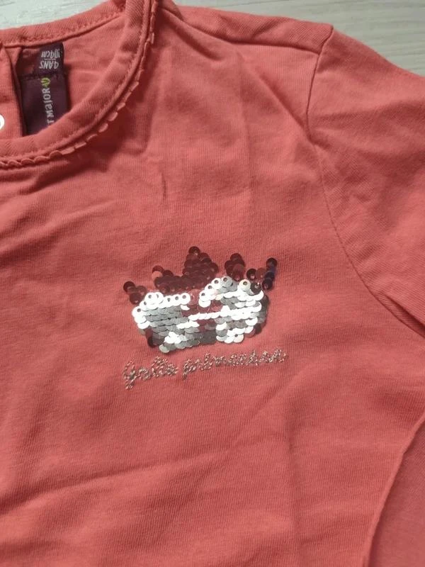 Long-sleeved pink T-shirt 🦄 Size 4 years 🦄 Sergeant Major – photo 3